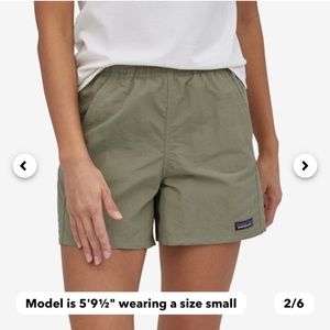Patagonia “Baggies” Shorts - 2.5” in Garden Green (XL)